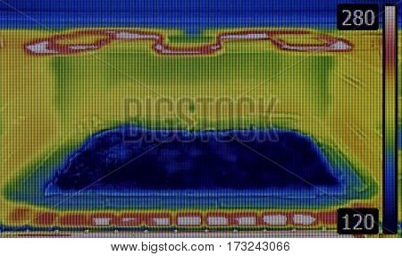 Thermal Image of Electrical Oven