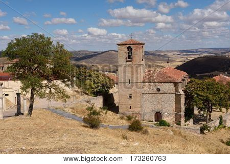 Santa Maria del Rey church Atienza Guadalajara province Castilla La Mancha Spain