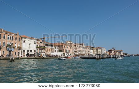 Giudecca Canal In Venice