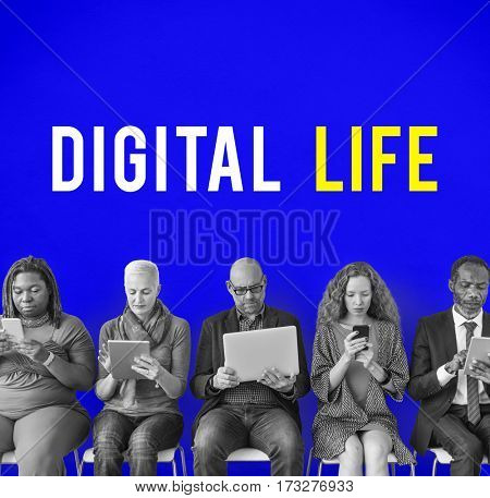 Internet Network Technology Social Platform Digital Word