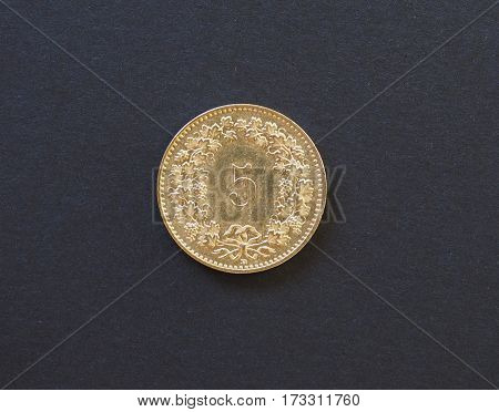 5 Cents Coin, Switzerland