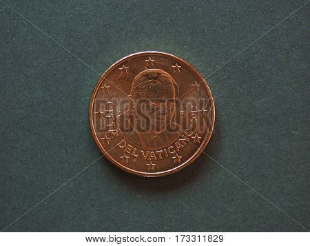 Pope Benedict Xvi 50 Cents Coin