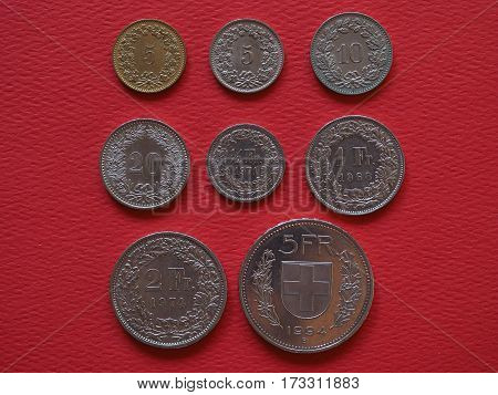 Swiss Franc Coins, Switzerland