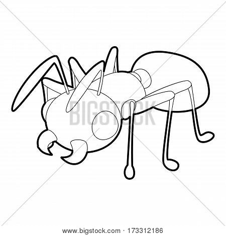 Ant icon. Outline illustration of ant vector icon for web