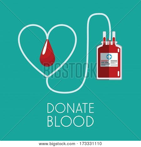 donate blood healthy care vector illustration eps 10