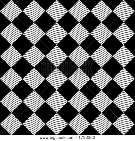 Grafika Op Black And White Diamonds