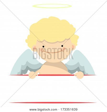 Angel Little Boy Banner
