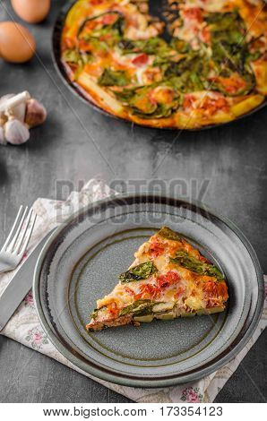 Vegetable Frittata In Oven