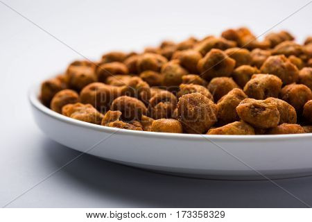 indian Spiced coated fried or tasty delicious Masala peanut.
