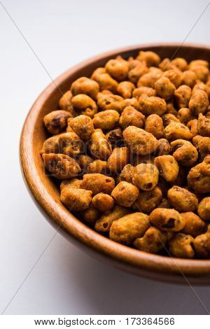 indian Spiced coated fried or tasty delicious Masala peanut.