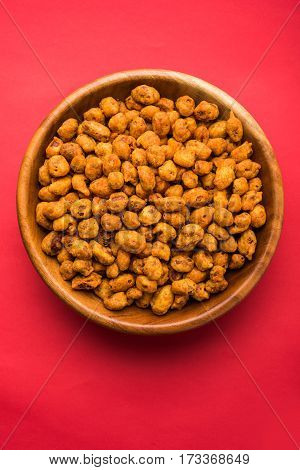 indian Spiced coated fried or tasty delicious Masala peanut.