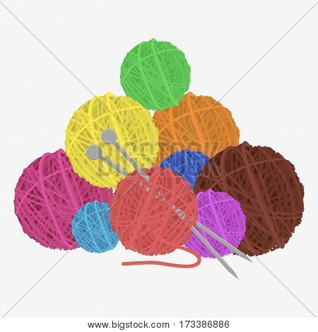 Wool Ball Vector