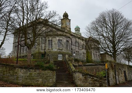 A view of the town hall building in Bo'Ness