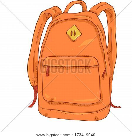 Vector Single Cartoon Casual Backpack