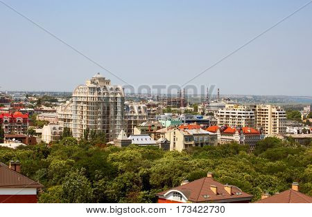 Nice view of Odesa, port city in Ukraine