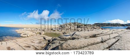 Lagoa Comprida is the largest lake of Serra da Estrela Natural park Portugal