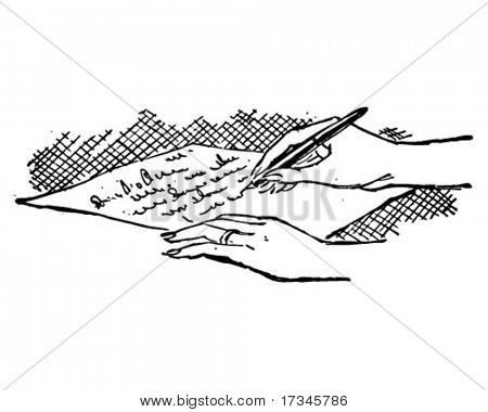 Writing Letter - Vector & Photo (Free Trial) | Bigstock