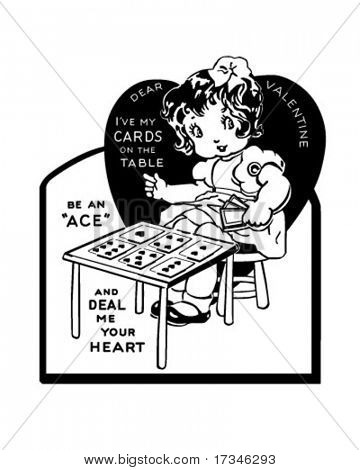 Walentynkę - Retro clipart