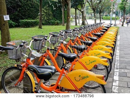 Bicycle Rental Service In Taipei, Taiwan