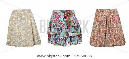 Fashionable farve nederdele