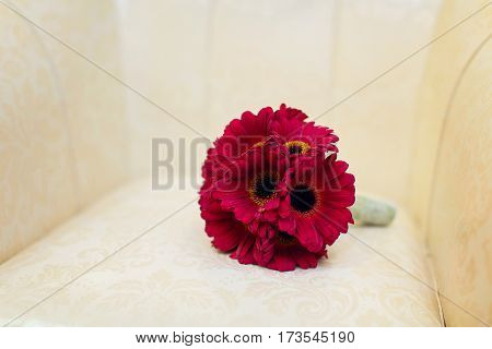 Wedding flowers and beautiful shoes decoration beauty wedding bride