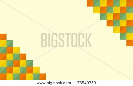 Collection of square adstract background vector art
