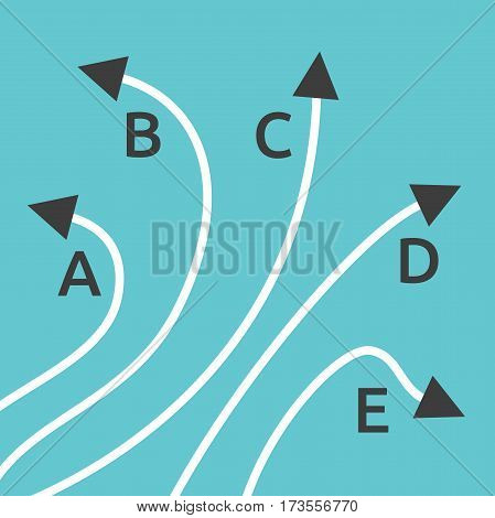 Straight And Complicated Paths