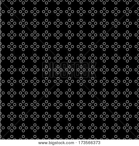 seamless pattern with geometric shapes and symbols