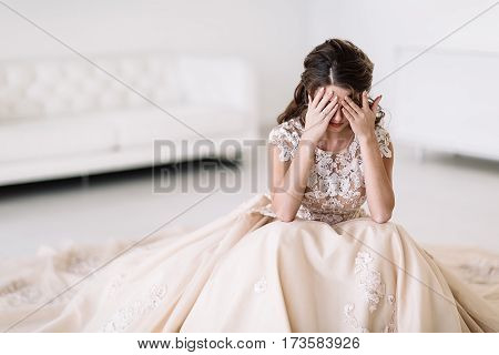 Portrait Of The Bride Crying