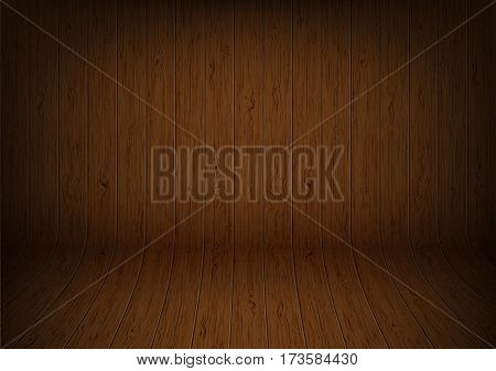 Dark wood curve wall texture background interior