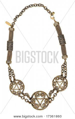 Afrikanska läder flätat halsband