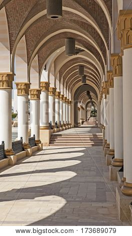 Corridor Of Arches Abstract Architecture
