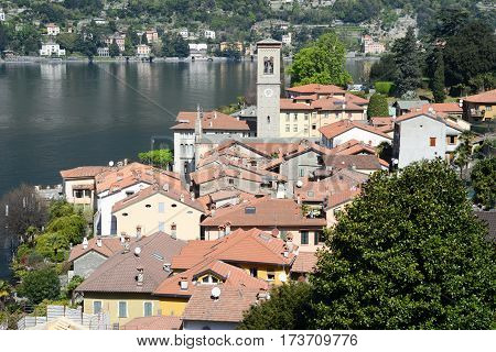 The Village Of Torno On Lake Como
