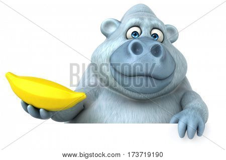 Fun yeti - 3D Illustration
