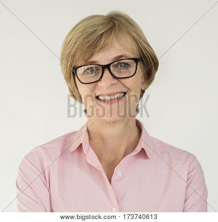 Studio People Shoot Portrait Isolated