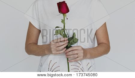 Studio People Shoot Portrait Isolated
