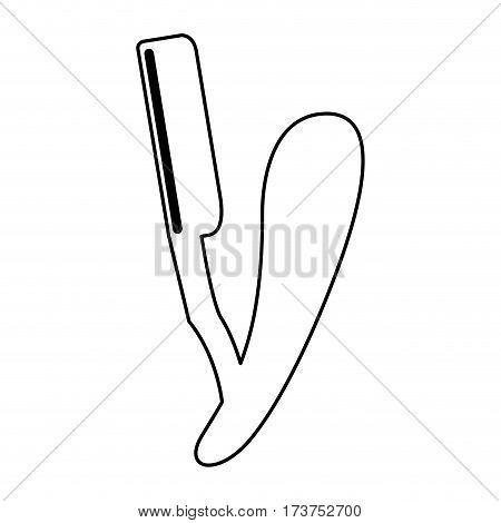 Razor blade isolated icon vector illustration design
