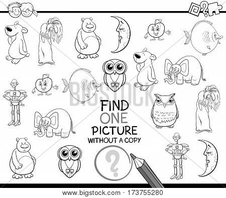 Find Picture Coloring Page