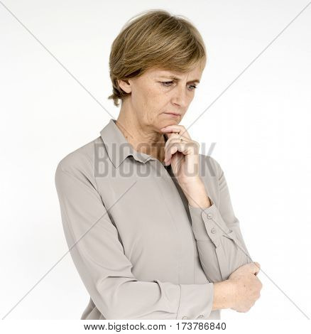 Studio People Shoot Portrait Isolated