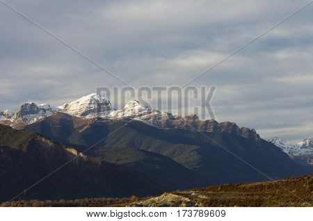 Partacua Mountains in Tena Valley, Pyrenees, Huesca, Aragon, Spain.