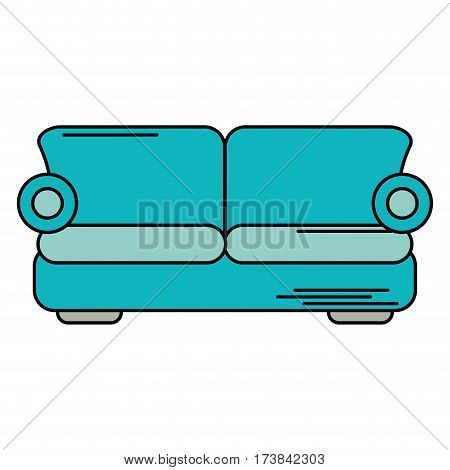 sofa comfor furniture design vector illustration eps 10