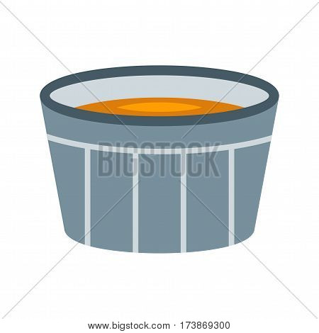Creme, brulee, dessert icon vector image. Can also be used for european cuisine. Suitable for mobile apps, web apps and print media.