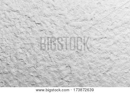 White decorative plaster on the wall. Art pattern.