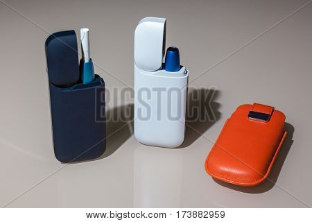 New technology of electronic cigarettes system of heating of tobacco of IQOS