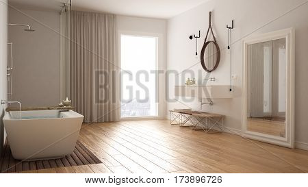Classic Bathroom, Modern Minimalistic Interior Design