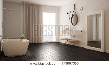 Classic Bathroom, Modern Minimalistic Interior Design