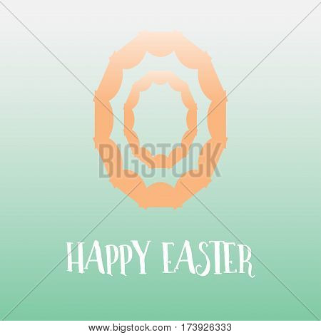 simple happy easter egg design background,vector Illustration EPS10
