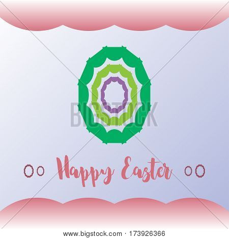 retro happy easter greeting card background,vector Illustration EPS10