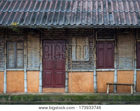 Old Vintage Town Street in Northern thailand