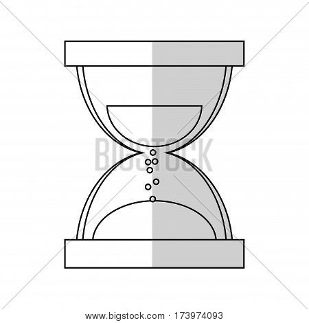 sandclock icon over white background. vector illustration